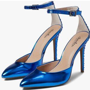 Charles by Charles David Poison Women's Azure Blue Rhinestone Stiletto (US7.5M)